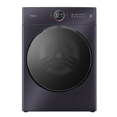 惠而浦(whirlpool)W7系列 12公斤大容量嵌入式全自动变频滚筒洗衣机 WFD12W744SAOP暮山紫
