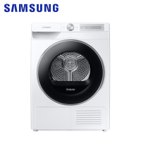 三星 9公斤 全自动变频 热泵式干衣机 AI智能控制深层除菌除螨 35分钟快烘功能 DV90T6440/SC 白色