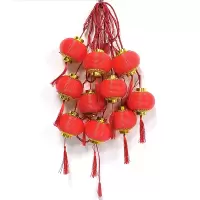 LED灯笼串 4米10灯-Ф9cm 红色 常亮 /条