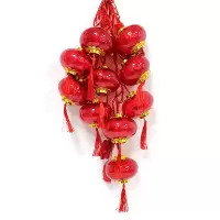 LED灯笼串 3.2米10灯-Ф10cm 红色 常亮 /条
