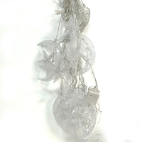 格瑞捷月亮星星灯 3米12头 暖白光 AC220V/条