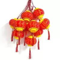 格瑞捷 LED红灯笼串 9米10灯笼/串