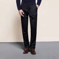 直筒商务风磨毛休闲裤3V218A