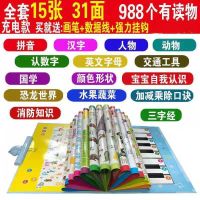 充电版 23面点读 幼儿童有声挂图拼音学习神器宝宝早教点读发声书婴儿识字益智玩具