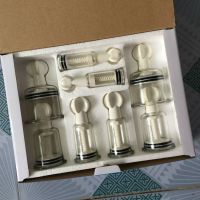 8罐+针+图+润滑油+精油+刮痧板 手拧式真空拔罐器磁疗旋转式拔火罐吸湿罐抽气式磁石拔罐走罐