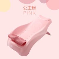 彩虹款蔷薇粉 加厚加大洗头椅儿童洗头躺椅宝宝洗头神器小孩洗头床可折叠洗发椅