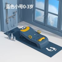普通款-蓝色(小号0-3岁) 儿童洗头躺椅可折叠洗头神器宝宝家用小孩坐洗发婴儿洗头发床椅子