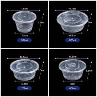 625圆加厚不带盖300个 一次性餐盒圆形打包盒,方形打包盒,外卖打包盒!外卖打包碗,