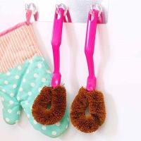 10把椰棕锅刷正宗长柄洗碗刷厨房刷锅刷子洗锅 器清洁刷不易沾油