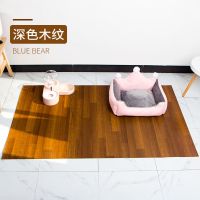 深色木纹(1.0mm厚) 0.5米*1米 狗狗垫子防咬防水防尿四季易清洗猫砂垫狗窝笼子垫板睡垫宠物地垫