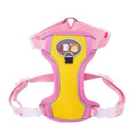 粉蓝背带(单独背带) S码建议4-9斤 猫咪牵引绳背心式防挣脱猫绳家用可调节外出可爱溜猫绳子猫咪专用