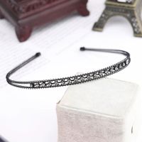 [防滑]FG-09款 发箍女韩版百搭头饰复古压发卡发夹学生压发水钻饰品时尚外戴头箍