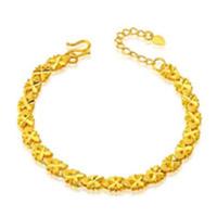 四叶草手链 经典时尚镀金可爱学生闺蜜手链女韩版个性爱心手环简约久不掉色