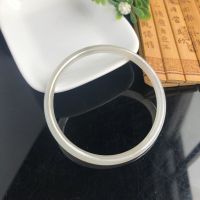 白色2个 56mm(70-90斤左右) 琉璃仿玉少女叮当镯极细玉禁步环57mm内径古风手镯