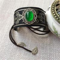 仿绿玛瑙款 汉服古装头饰武侠男女束发发冠发扣头冠c动漫演出古风黑色绑带