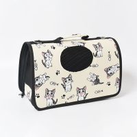 米猫鱼 S号建议1-4斤 宠物包猫咪背包泰迪外出猫笼子狗狗包包手提包斜挎便携猫书包