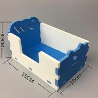 金丝熊大号厕所(蓝) 仓鼠站台金丝熊二层围栏站台47基础笼仓鼠平台跳板带梯子仓鼠玩具