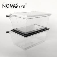 H8长方形-透明 爬虫饲养盒昆虫箱蚕宝宝螃蟹角蛙守宫盒蜥蜴蜗牛乌龟缸爬宠饲养箱