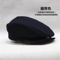 藏青色款 现代寿帽男女老人冲喜前进帽寿鞋全套寿衣配件丧葬用品大全殡葬