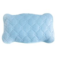 蓝色 45x60cm 日本超冷感枕垫夏季凉爽舒适冰丝枕套单人枕头套枕巾
