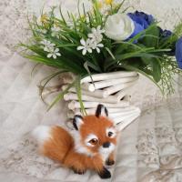 大头狐狸 毛绒模型玩偶灵静态九尾狐摆件狐仙真身供奉