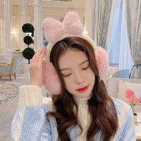 粉色 萝莉耳罩 韩版耳罩保暖冬天女可爱学生耳捂子公主护耳毛绒耳包防冻折叠耳套