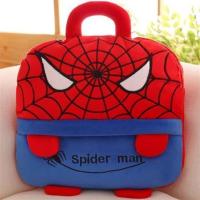 蜘蛛侠 35X40展开110X160cm 蜘蛛侠手提抱枕小毛毯可爱空调毯抱枕被子两用儿童卡通靠垫汽车