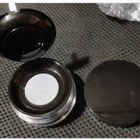 5.5双层不带镜片空盒1个 散粉分装盒散粉空盒带镜子rcma黑胡椒粉散粉盒分装盒带粉扑弹力网