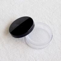 15g黑盖 无粉扑 厂家直销FC散粉盒空盒弹力网高档便携小带粉扑盒子收纳盒 散粉