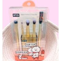 RJ羊驼眼妆化妆刷套装 屈臣氏BT21眼妆彩妆化妆工具套装眼影刷眼线梳睫毛梳高光刷化妆刷