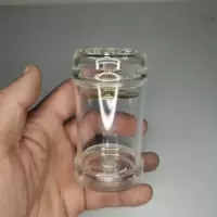 透明带1.0铜簧 仿尖鼻子七孔水晶蝈蝈罐赠簧布套非老王非老谭蝈蝈筒