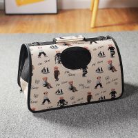 升级款猫包(米色) 均码(适合12斤以内宠物) 猫包宠物包狗狗外出便携手提装猫咪的旅行袋子背包外带笼子出行箱