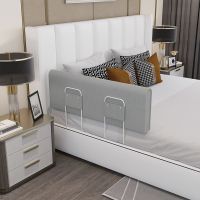 清水灰(随意弯曲 造型百变) 长度1.0米 高25厘米 床围栏宝宝防摔防护栏婴儿床边防掉安全挡板通用围栏一面三面