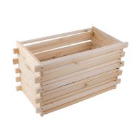 半成品巢框5个装 无赠品 成品巢框蜂箱中蜂巢础蜂箱带框巢础养蜂工具一体巢脾框带巢础蜂具