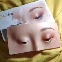 一个装 *化妆纹绣纹眉画眼影练手仿工具板送清洁油*