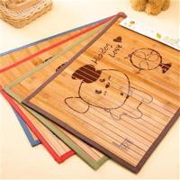 M号40*30cm 一件(收藏店铺优先发货) 狗狗竹席宠物凉席夏季猫咪凉垫子双面印花凉席窝降温泰迪比熊冰垫