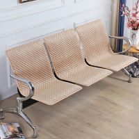 暖黄色 50-85cm(一个座位) 加厚夹棉毛绒机场椅垫医院公共椅子坐垫垫子连排等候诊输液椅套罩