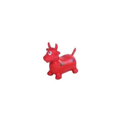 经典版红牛(送7件套) 默认 儿童音乐跳跳鹿跳跳马充气马动物玩具牛加厚加大环保橡皮坐马骑马