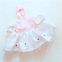 史黛--白花朵连衣裙 50cm星黛露公仔毛绒玩偶史黛拉花边蕾丝裙星戴露兔娃娃衣兔子衣服