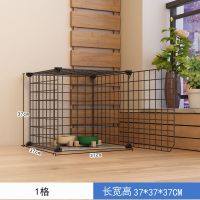 1格黑 [吹毛神器]无爬梯 基础款[爬梯+笼子+安装工具] 猫笼子家用室内超大自由空间猫屋猫舍窝宠物笼三层小型猫咪别墅