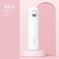 白色450ml(无茶网和提手)_随机发一个坏的 单杯子(网红) 保温杯大容量男女学生高颜值儿童大肚保温水杯子ins3