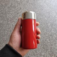 150毫升 红色 便携小号随身水杯超轻小巧小容量简约杯子日式迷你保温杯 不锈钢