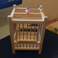 小勾单笼 特价蝈蝈笼子竹制手工蝈蝈笼双格蝈蝈笼