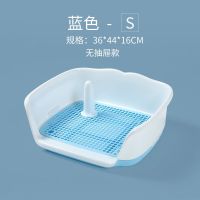 小号蓝色36*44*16cm无赠品 狗狗厕所便盆宠物狗厕所拉屎大小便拉便神器狗尿盆大号中型大型犬