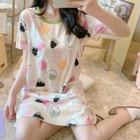 特价睡裙 M(建议85-105斤) 哺乳睡衣夏季短袖产后月子服孕妇喂奶睡衣薄款外出辣妈哺乳衣春夏