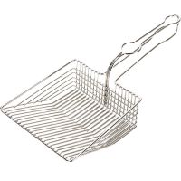 银色15.5*5.8*33.5cm) 猫砂铲金属不锈细孔大猫屎神器小孔铁铲子豆腐膨润土猫沙猫咪用品