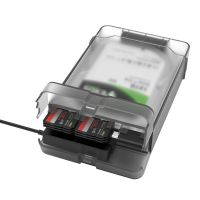 带收纳内存卡功能[黑色] 移动硬盘盒2.5/3.5寸固态机械外接盒TF卡SD内存卡收纳K10435