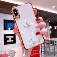 典雅白[水钻蝴蝶]转 苹果11pro 苹果x手机壳女款iPhoneXR水钻蝴蝶xsmax硅胶11全包7防6p摔8plus