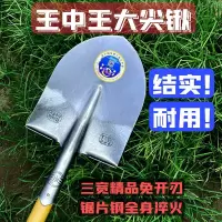 王中王大尖锹头 一把 王中王全钢大尖锹锰钢淬火加厚挖树锹铁锹园林工具尖锹挖土锹铁锨