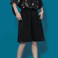 黑色 [版型偏大,建议拍小一个码数] S 关注店铺+收藏商品=优先发货 夏季薄高腰日系韩版休闲西装短裤女港风显瘦宽松五分